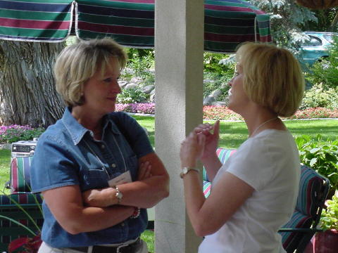 Barbara Olson and Lynnette Hiskey