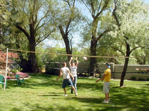 Angela puts the ball back into her brother's faces