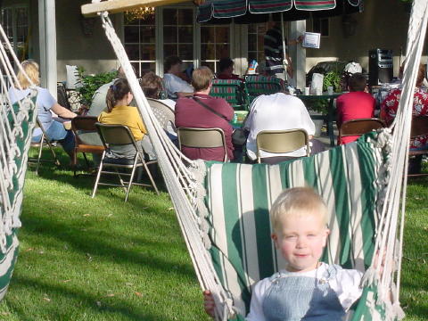 Kids enjoy the Hammock Swings
