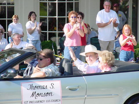 President Monson represents the LDS Church