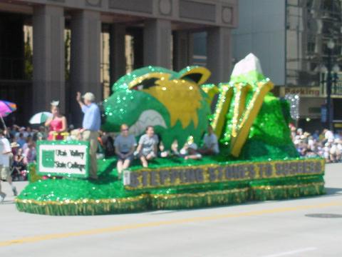 Utah Valley State College Float